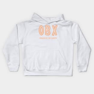 OBX - Paradise on Earth (Orange) Kids Hoodie